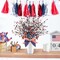 17.5 - 8 Pack Patriotic Artificial Berry Stem Picks Table Centerpiece Red White Blue